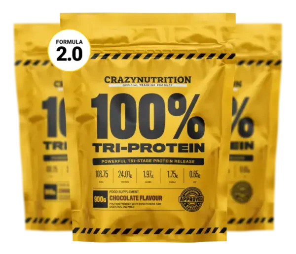 Crazy Nutrition 100% Tri Protein